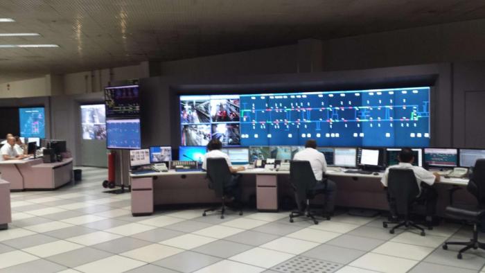 Metro SP - Sala de Monitoramento - Video wall