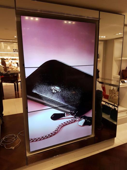 Coach - Shopping Morumbi - Video Wall 1x3