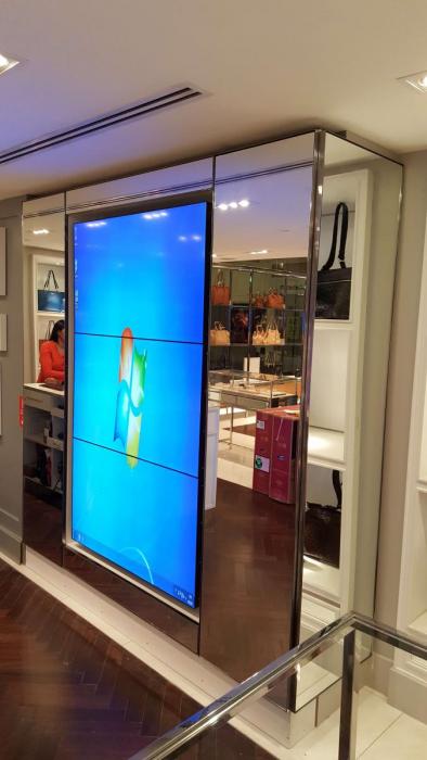 Coach - Shopping Morumbi - Video Wall 1x3