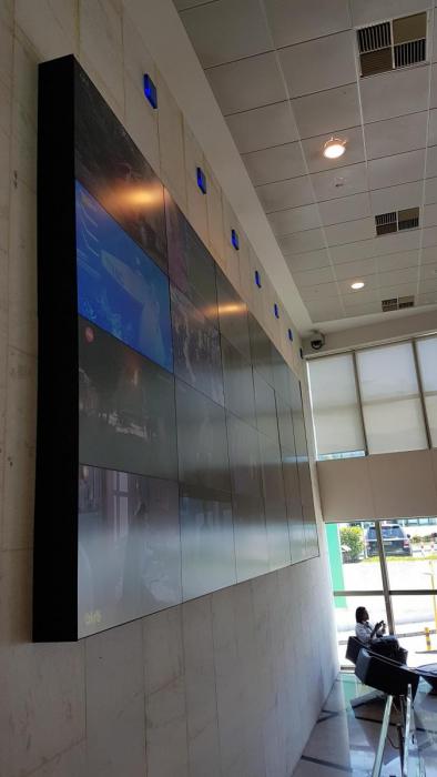 Globosat - Recepção - Vídeo wall 6x4 133232